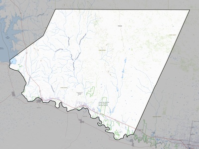 Starr County TX USGS topo map