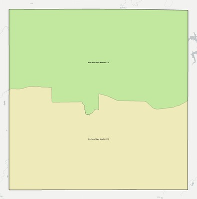 Stephens County TX townships and subdivisions map