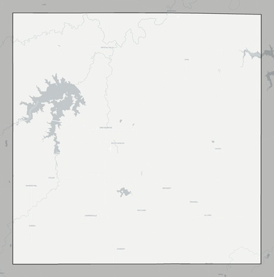 Stephens County TX county basemap context