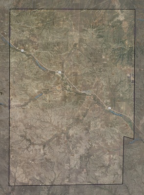 Sterling County TX USGS imagery and topo map