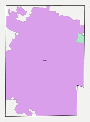 Sterling County TX ZIP code boundaries map