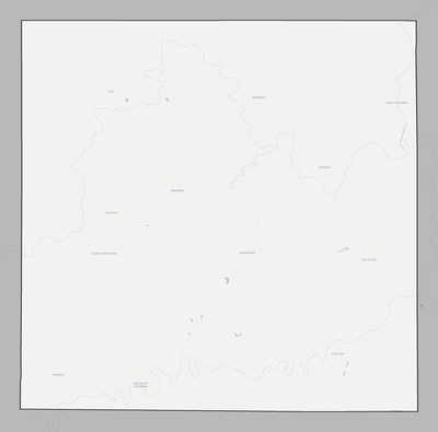 Stonewall County TX county basemap context