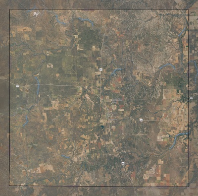 Stonewall County TX USGS imagery and topo map