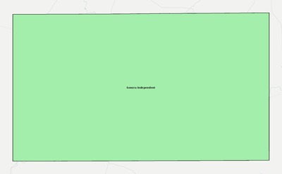 Sutton County TX school district boundaries map