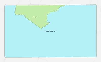 Sutton County TX townships and subdivisions map