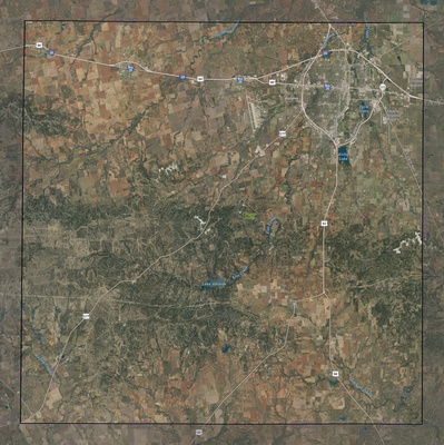 Taylor County TX USGS imagery and topo map