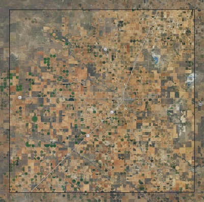 Terry County TX USGS imagery and topo map