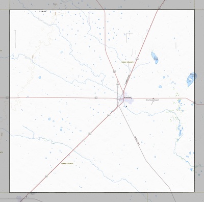 Terry County TX USGS topo map