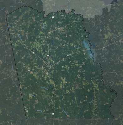 Tyler County TX USGS imagery and topo map