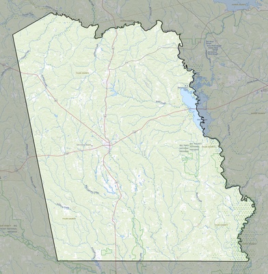 Tyler County TX USGS topo map