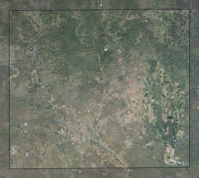 Uvalde County TX USGS imagery and topo map