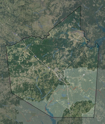 Walker County TX USGS imagery and topo map