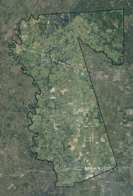 Waller County TX USGS imagery and topo map