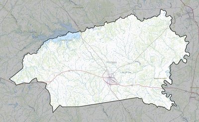 Washington County TX USGS topo map