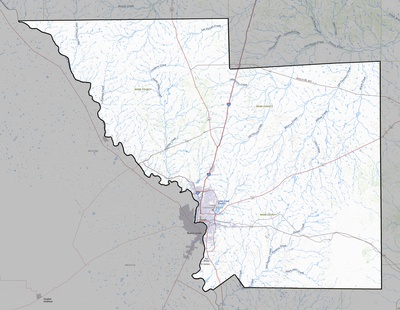 Webb County TX USGS topo map