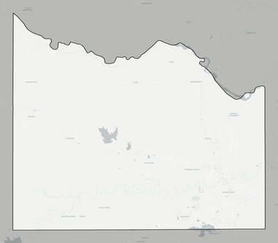 Wichita County TX county basemap context