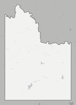 Wilbarger County TX county basemap context