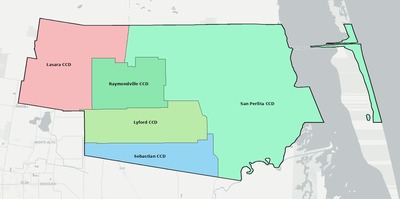 Willacy County TX townships and subdivisions map