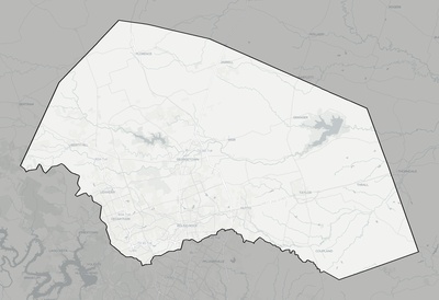 Williamson County TX county basemap context