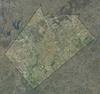 Wilson County TX USGS imagery and topo map