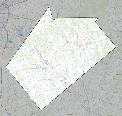 Wilson County TX USGS topo map