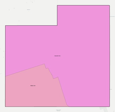 Winkler County TX townships and subdivisions map