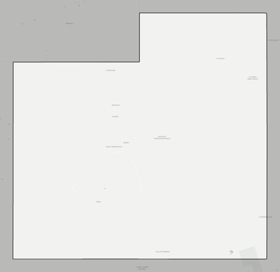 Winkler County TX county basemap context
