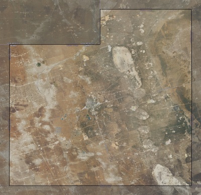 Winkler County TX USGS imagery and topo map