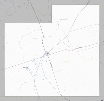 Winkler County TX USGS topo map