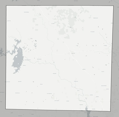 Wise County TX county basemap context