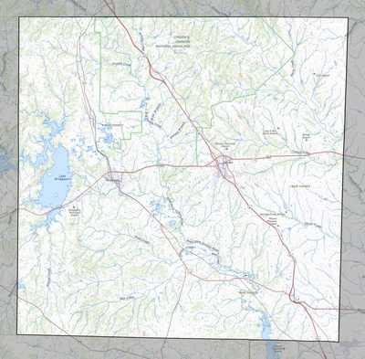 Wise County TX USGS topo map