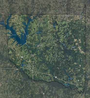 Wood County TX USGS imagery and topo map