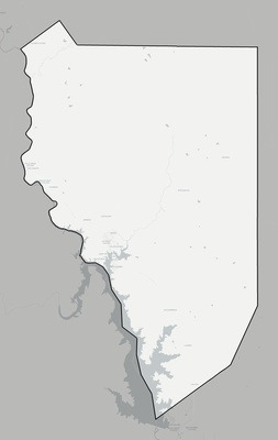 Zapata County TX county basemap context