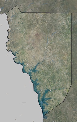 Zapata County TX USGS imagery and topo map