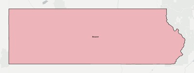 Beaver County UT school district boundaries map