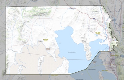 Box Elder County UT USGS topo map