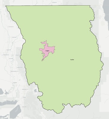 Cache County UT school district boundaries map