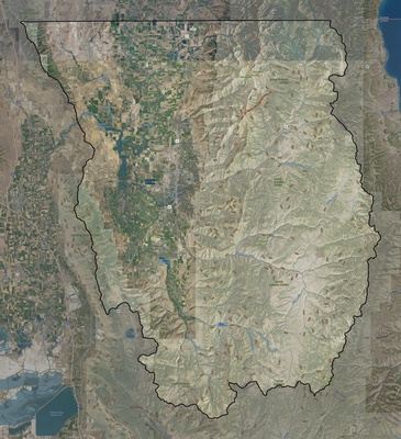 Cache County UT USGS imagery and topo map