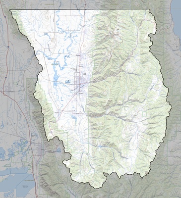 Cache County UT USGS topo map