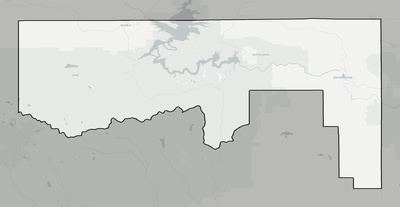 Daggett County UT county basemap context