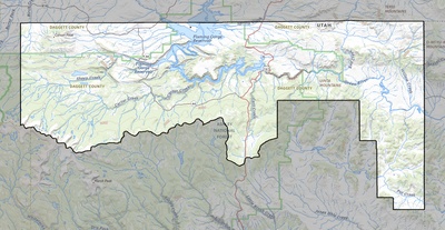 Daggett County UT USGS topo map