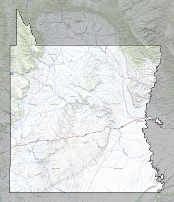 Emery County UT USGS topo map