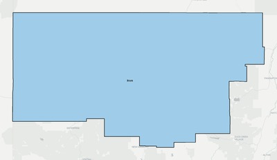 Iron County UT school district boundaries map