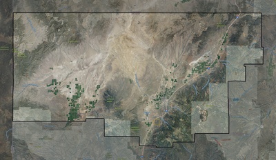 Iron County UT USGS imagery and topo map