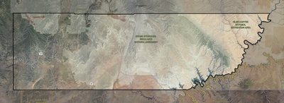 Kane County UT USGS imagery and topo map