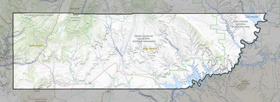 Kane County UT USGS topo map