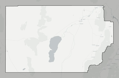 Millard County UT county basemap context