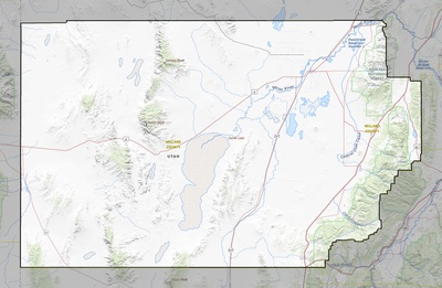 Millard County UT USGS topo map