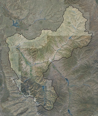 Morgan County UT USGS imagery and topo map