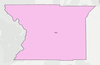 Piute County UT school district boundaries map
